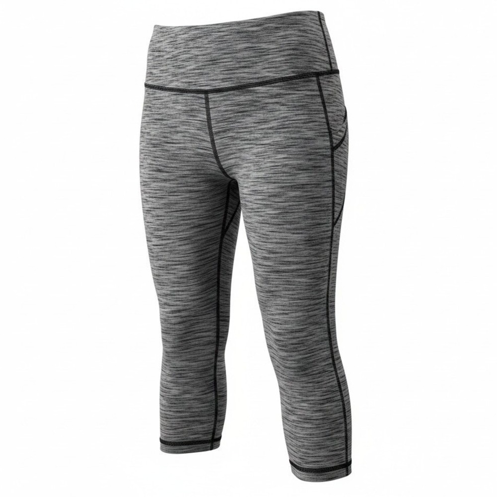 Athleta Ultimate Capri Women S Small Black White Striped Compression Leggings
